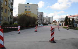 Przygotowania do modernizacji drogi na osiedlu Brożka we Włoszczowie. 3