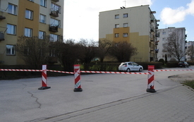 Przygotowania do modernizacji drogi na osiedlu Brożka we Włoszczowie. 4