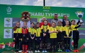 Drużyna dziewcząt U-10 z Zespołu Plac&oacute;wek Oświatowych w Konieczni.  3