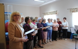 Zajęcia w Klubie Wsparcia Senior Plus we Włoszczowie. 12