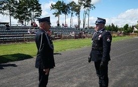 Gmine Zawody Sportowo -  Pożarnicze na stadionie OSiR we Włoszczowie 2 lipca 2023 r. 7