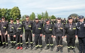 Gmine Zawody Sportowo -  Pożarnicze na stadionie OSiR we Włoszczowie 2 lipca 2023 r. 21