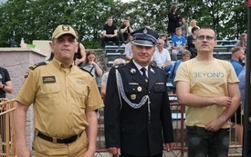 Gmine Zawody Sportowo -  Pożarnicze na stadionie OSiR we Włoszczowie 2 lipca 2023 r. 27