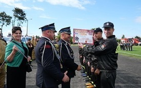 Gmine Zawody Sportowo -  Pożarnicze na stadionie OSiR we Włoszczowie 2 lipca 2023 r. 28