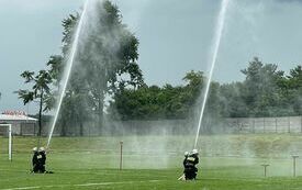 Gmine Zawody Sportowo -  Pożarnicze na stadionie OSiR we Włoszczowie 2 lipca 2023 r. 40