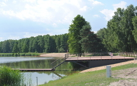 Zbiornik Klekot w gminie Włoszczowa. 2