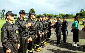 Gmine Zawody Sportowo -  Pożarnicze na stadionie OSiR we Włoszczowie 2 lipca 2023 r. 42
