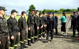 Gmine Zawody Sportowo -  Pożarnicze na stadionie OSiR we Włoszczowie 2 lipca 2023 r. 45
