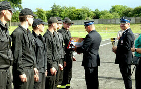 Gmine Zawody Sportowo -  Pożarnicze na stadionie OSiR we Włoszczowie 2 lipca 2023 r. 46