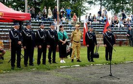 Gmine Zawody Sportowo -  Pożarnicze na stadionie OSiR we Włoszczowie 2 lipca 2023 r. 51