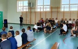 Tak wyglądało  przywitanie ze szkołą w gminnych plac&oacute;wkach. 34