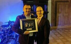 Świętokrzyska Nagroda Kultury dla Grzegorza Krzywonosa, kierownika włoszczowskiego kina "Muza" 3