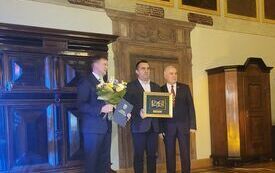 Świętokrzyska Nagroda Kultury dla Grzegorza Krzywonosa, kierownika włoszczowskiego kina "Muza" 5