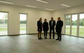 Zakończyły się prace przy budowie świetlicy wiejskiej w Gościencinie &ndash; nowoczesnym centrum rekreacji i turystyki  nieopodal rzeki Pilicy. 6