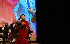 Wspaniała polska śpiewaczka operowa i operetkowa Grażyna Brodzińska była gwiazdą koncertu we Włoszczowie. 3