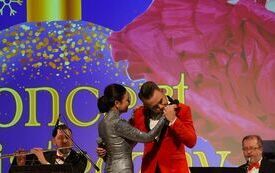 Wspaniała polska śpiewaczka operowa i operetkowa Grażyna Brodzińska była gwiazdą koncertu we Włoszczowie. 26