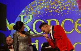 Wspaniała polska śpiewaczka operowa i operetkowa Grażyna Brodzińska była gwiazdą koncertu we Włoszczowie. 39