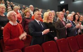 Wspaniała polska śpiewaczka operowa i operetkowa Grażyna Brodzińska była gwiazdą koncertu we Włoszczowie. 42