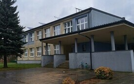 Fragmenty dokumentacji technicznej przyszłego żłobka - elewacje i zagospodarowanie terenu.  7