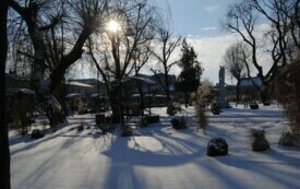 Włoszczowa 8 stycznia 2024. Zimowy rynek. 1