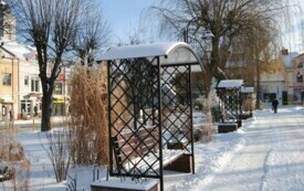 Włoszczowa 8 stycznia 2024. Zimowy rynek. 6