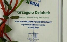 Grzegorz Dziubek otrzymał tytuł Samorządowca Roku 2023 w wojew&oacute;dztwie świętokrzyskim. 4