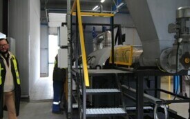 We Włoszczowie powstała wielka hala, z nowoczesną linią segregacji odpad&oacute;w.  14