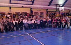 Włoszczowa 10 marca 2024. Gminny Dzień Kobiet w hali OSiR. 56