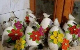 Ozdoby wielkanocne wykonane przez Panie z Koła Gospodyń Wiejskich w Bebelnie. 6