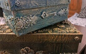 Ozdoby wielkanocne wykonane przez Panie z Koła Gospodyń Wiejskich w Bebelnie. 11