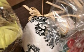 Ozdoby wielkanocne wykonane przez Panie z Koła Gospodyń Wiejskich w Bebelnie. 24