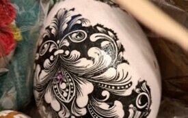 Ozdoby wielkanocne wykonane przez Panie z Koła Gospodyń Wiejskich w Bebelnie. 33