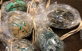 Ozdoby wielkanocne wykonane przez Panie z Koła Gospodyń Wiejskich w Bebelnie. 36