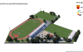 Breafing prasowy na stadionie im. M. G&oacute;rskiego we Włoszczowie. 11