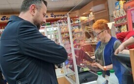 Wizyta wicepremiera Władysława Kosiniaka - Kamysza we Włoszczowie. 2