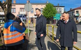 Wizyta wicepremiera Władysława Kosiniaka - Kamysza we Włoszczowie. 17