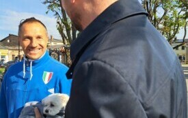 Wizyta wicepremiera Władysława Kosiniaka - Kamysza we Włoszczowie. 22