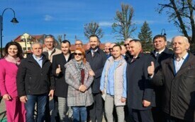 Wizyta wicepremiera Władysława Kosiniaka - Kamysza we Włoszczowie. 23