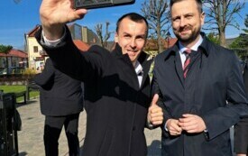 Wizyta wicepremiera Władysława Kosiniaka - Kamysza we Włoszczowie. 25