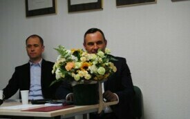 Grzegorz Dziubek złożył ślubowanie 7 maja. Został burmistrzem Włoszczowy po raz trzeci. 1