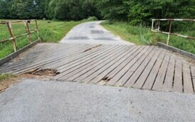 Przeprawa w kierunku największego zbiornika w powiecie będzie bezpieczna. 9