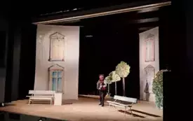 &quot;Randka w&nbsp;ciemno&quot; w&nbsp;wykonaniu włoszczowskiej Grupy Teatralnej Proscenium III. 3