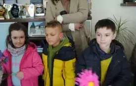 Wiosna zawitała do włoszczowskiego magistratu. 17