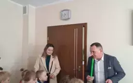 Wiosna zawitała do włoszczowskiego magistratu. 34