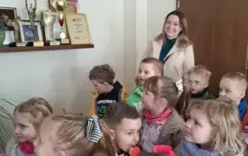 Wiosna zawitała do włoszczowskiego magistratu. 36