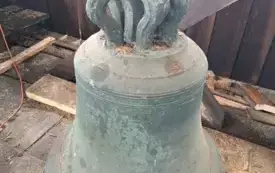 Od kilku tygodni trwa remont kurzelowskiej dzwonnicy. 3