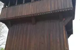 Od kilku tygodni trwa remont kurzelowskiej dzwonnicy. 9