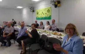 Spotkanie wielkanocne w Klubie Seniora przy ul. Pocztowej we Włoszczowie. 34