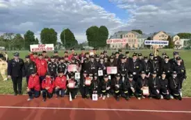 Powiatowe Zawody Sportowo-Pożarnicze MDP w Seceminie. 1