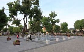 Wiosenny włoszczowski Rynek. 17